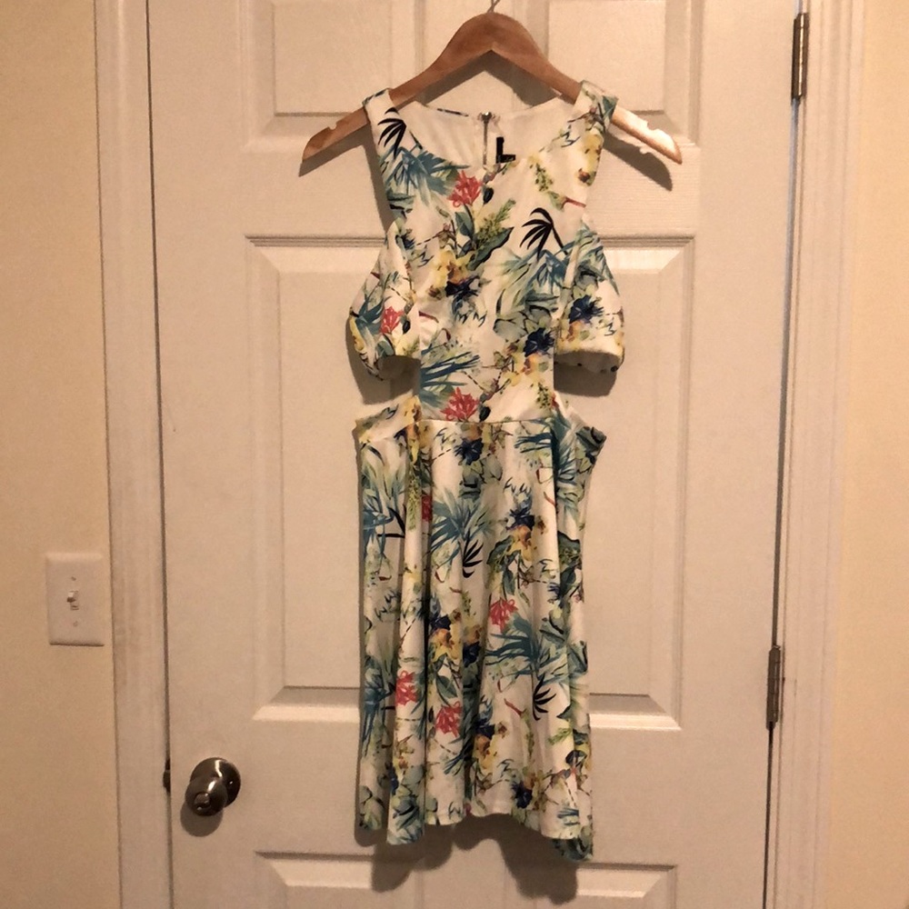 Papaya Floral dress